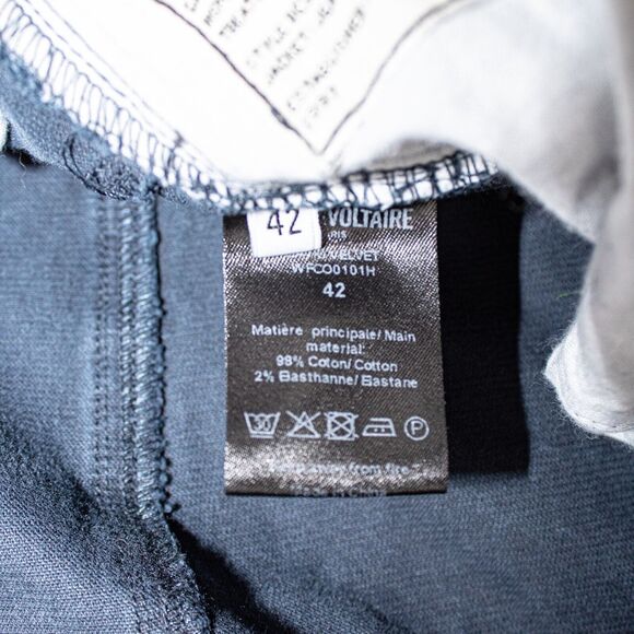 ZADIG & VOLTAIRE Men's Slim Corduroy Jean Pants Navy Blue Size 32 - Picture 9 of 9